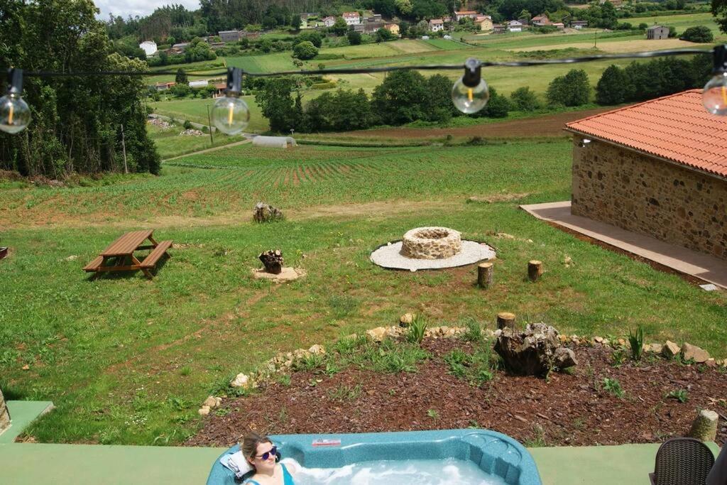 Villa Casa De Busto Zas Esterno foto